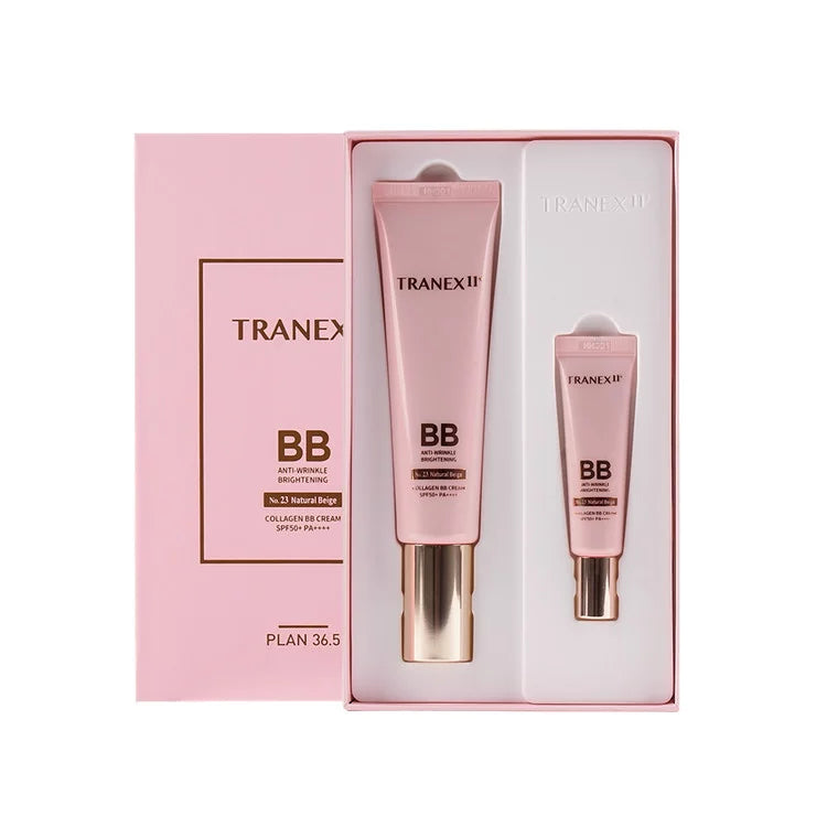 [HOLIDAY GIFT SET] PLAN36.5 TRANEX 11 PLUS BB SPF50+ PA++++ [NO. 33 ] + FREE $20 VALUE CLEANSING TISSUE 80 SHEETS + FREE SAMPLES * BEAUTY TALK LA *