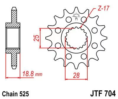 & for BMW F800 GS-JTR6.42 for 8.5mm bolts-K72 08-16 JT