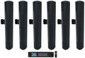 (6) JBL COL600-BK 24" 70V +