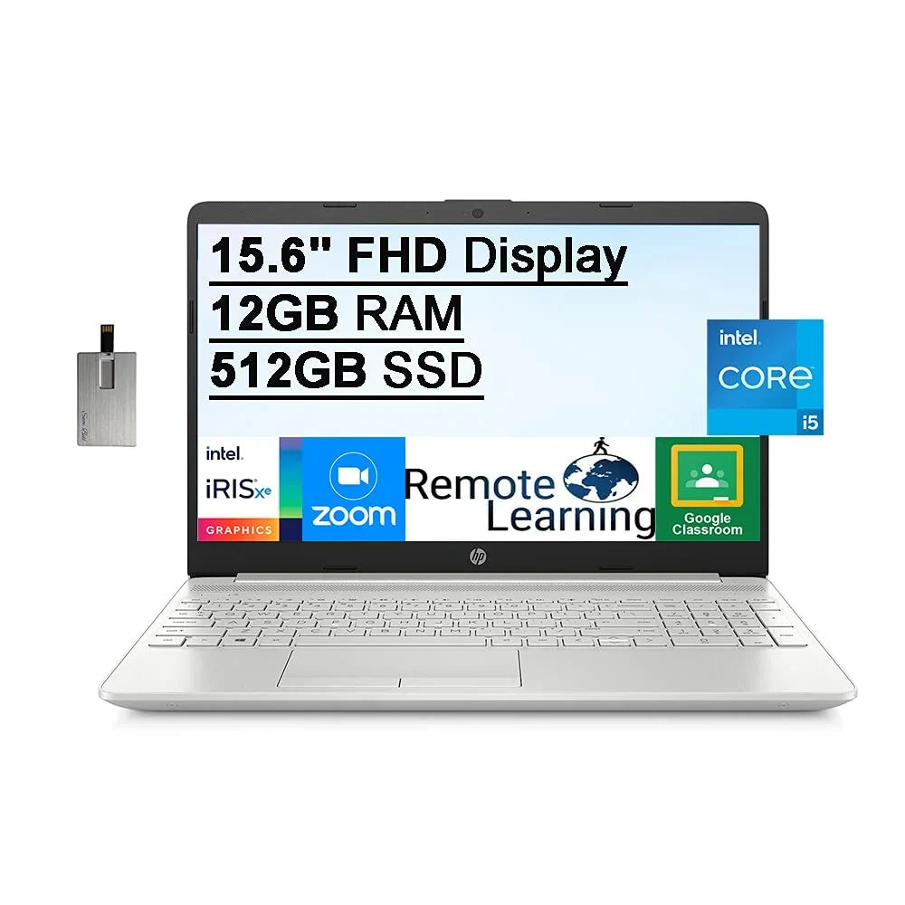 HP 2021 15.6" FHD , 11th i5-1135G7( i7-1065g7), 12GB DDR4 RAM, 512GB PCIe SSD, , HD , , 10, , 32GB USB