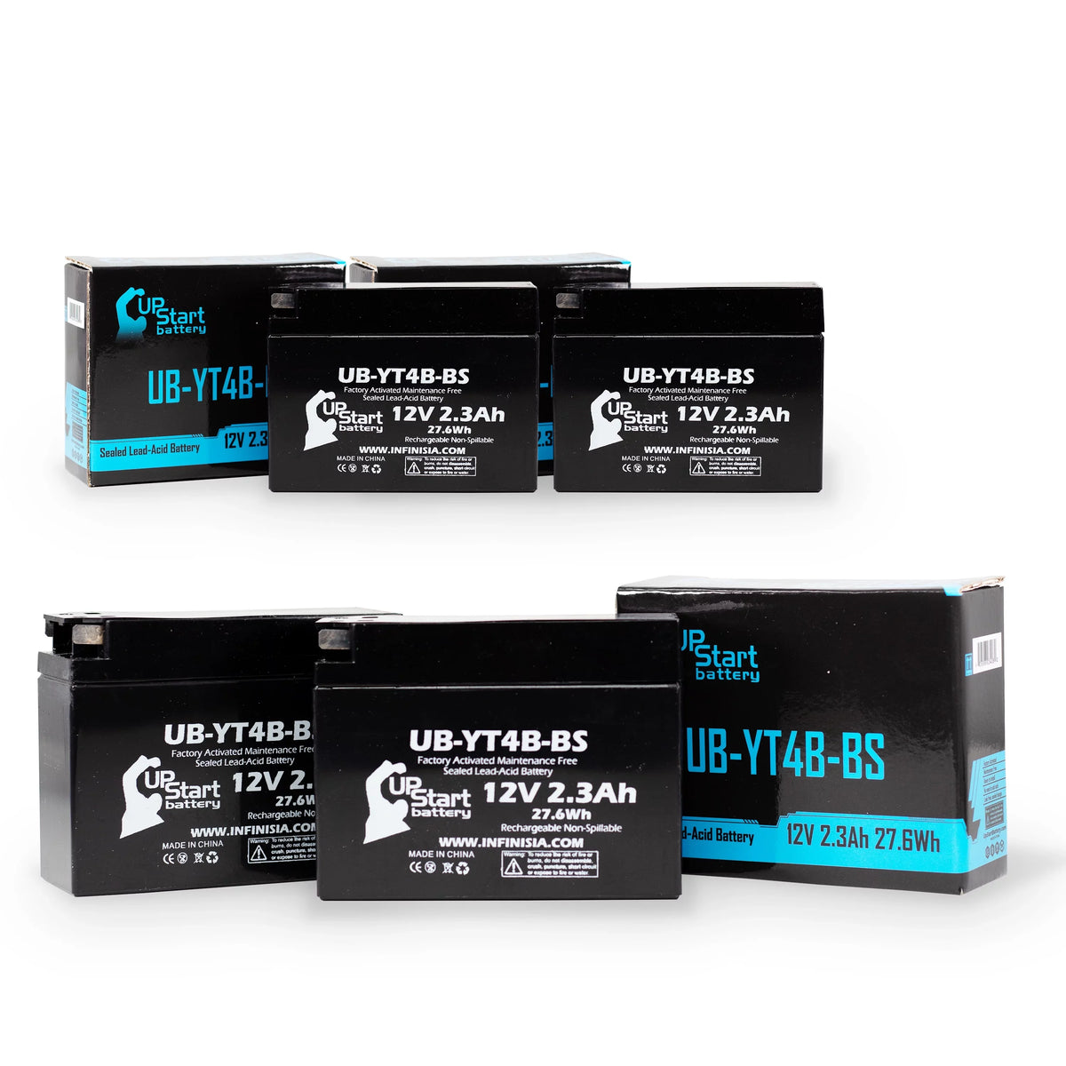 4- UpStart for 2004 SR400 400CC , , - 12V, 2.3Ah, UB-YT4B-BS