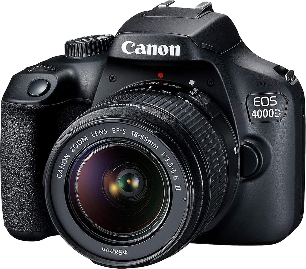 EOS 4000D/ T100 DSLR w/ EF- 18-55mm /3.5-5.6 +420-800mm HD lens+case+128Memory (24PC)