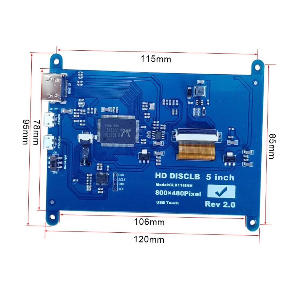 5 800*480 with USB with
