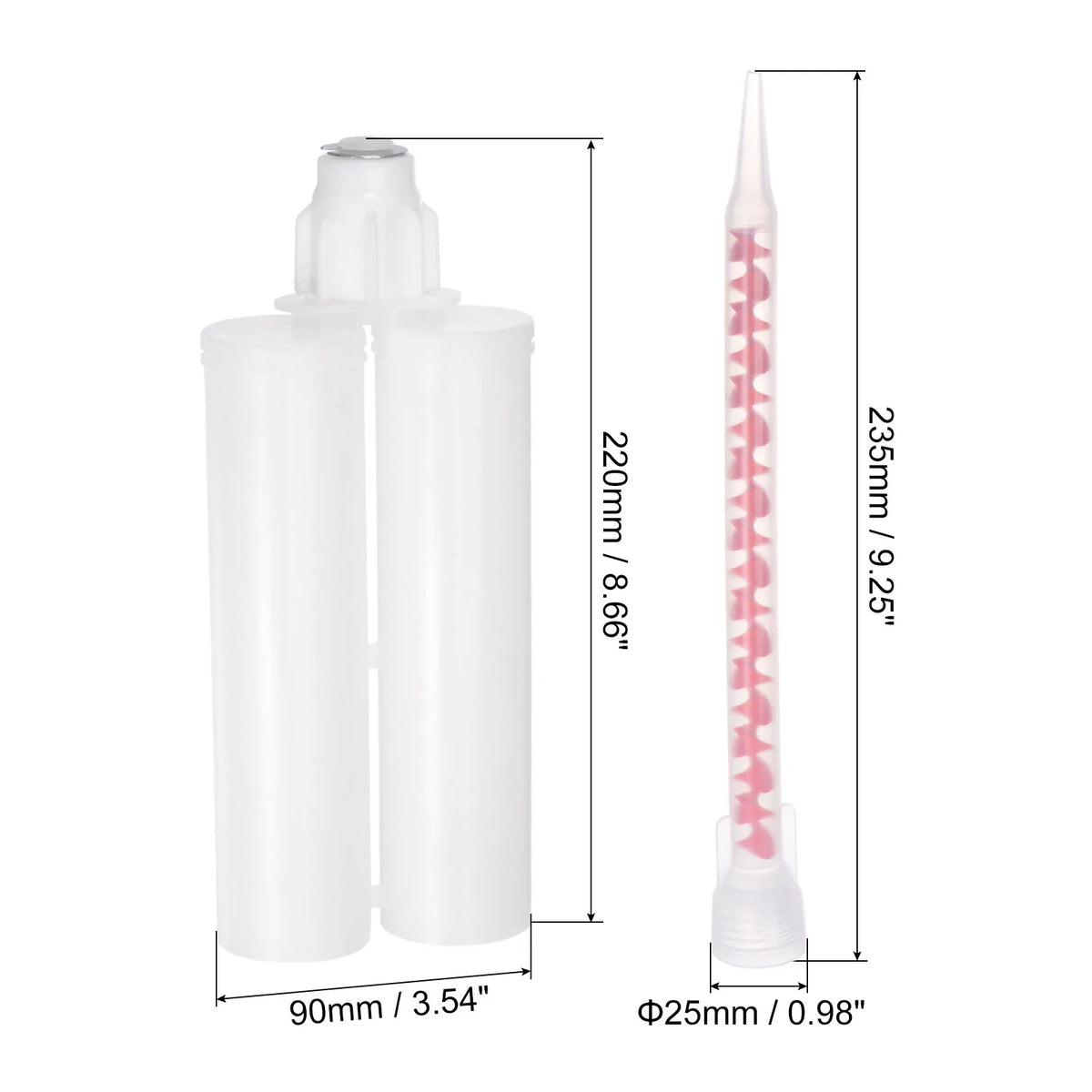 2Pack , with for 400ml/13.5oz 1:1
