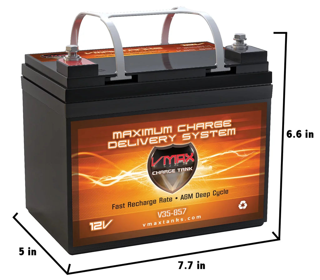 V35-857 12 35AH AGM U1 for 45lb