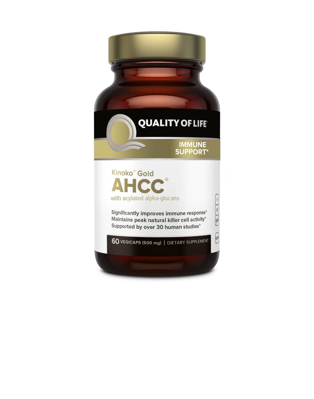 AHCC –500mg of AHCC per – , , & –60