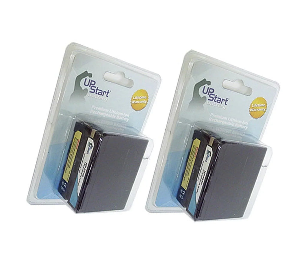 2x - UpStart GV-D200 - for NP-F970 (6600mAh, 7.4V, -)