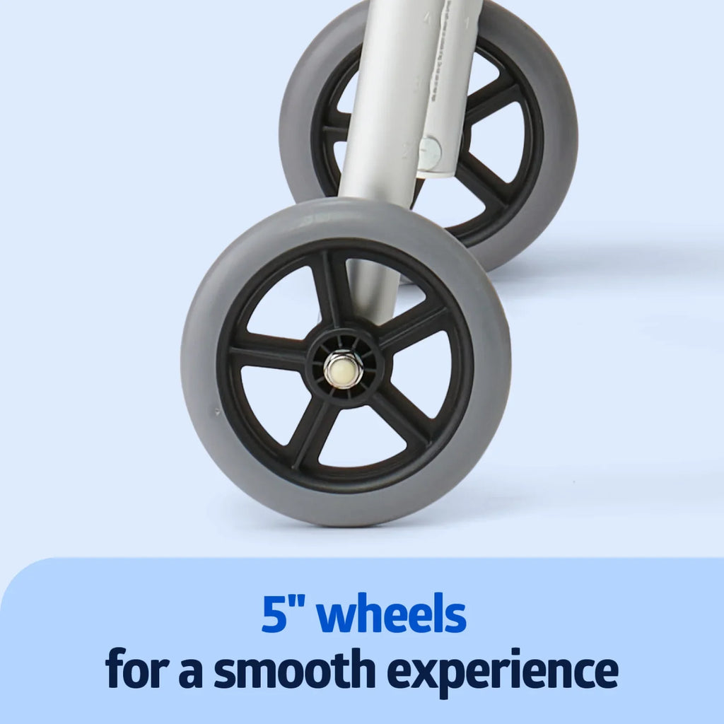with 5” , up to 300 lbs.
