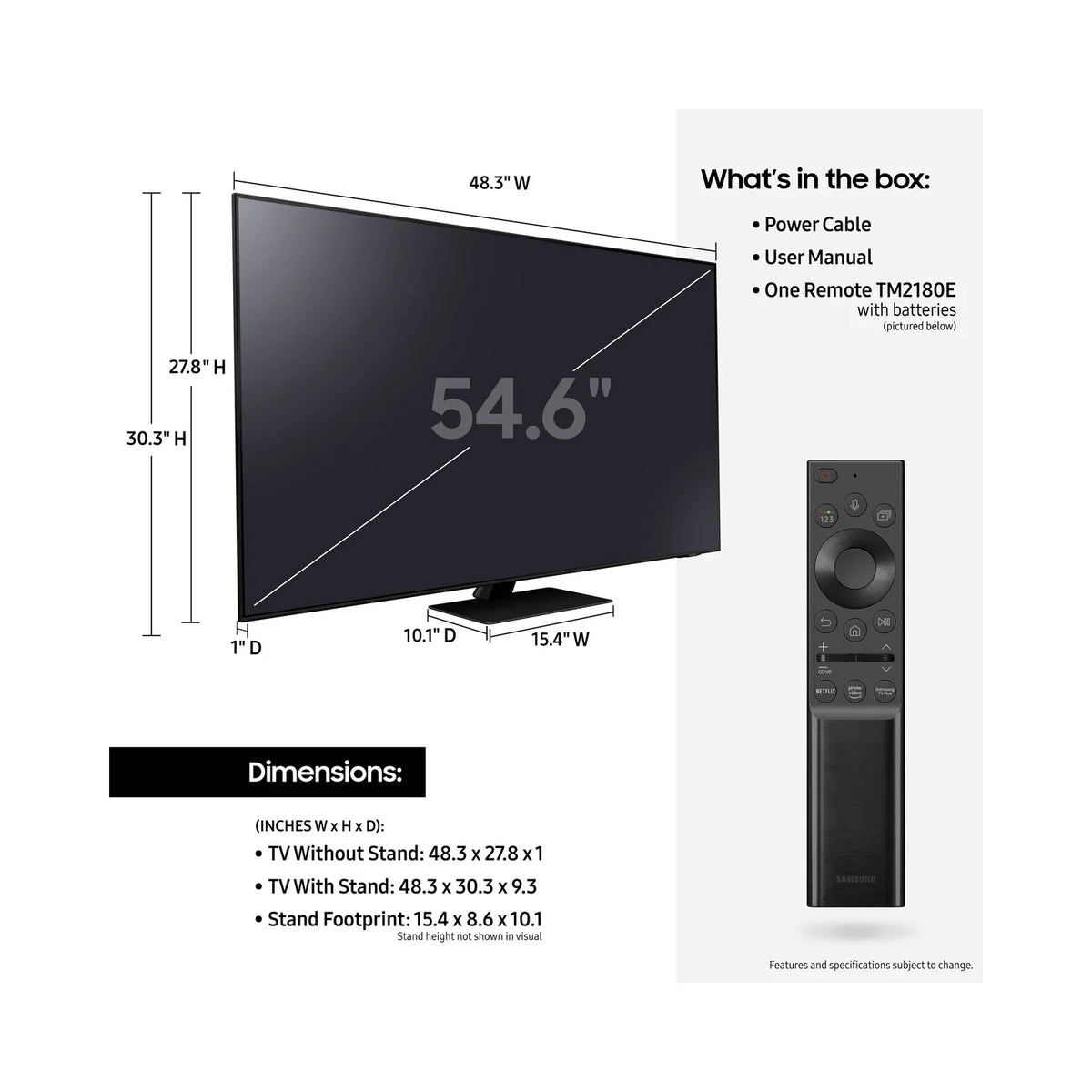 QN75QN85AA 75 QLED 4K TV (2021) with 2 ()