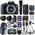 EOS 800D + 6 18-55mm STM, 75-300mm, 50mm, 500mm + 24GB PRO KIT!