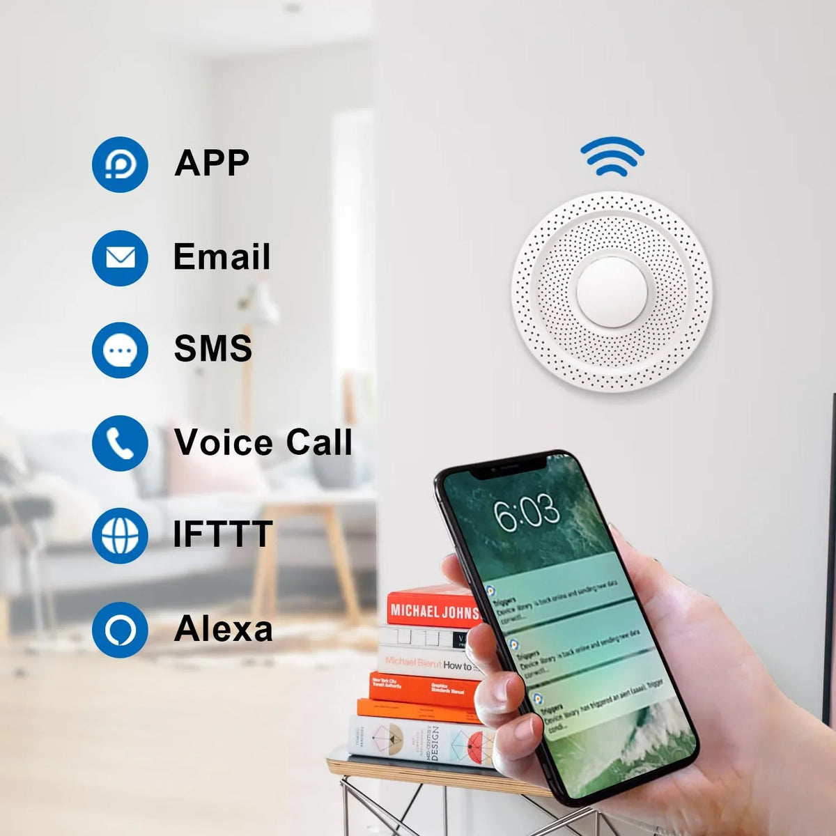 UbiBot AQS1 9-in-1 - PM1/2.5/10, TVOC, CO2/CO2e, & , , WiFi/RS485/LAN