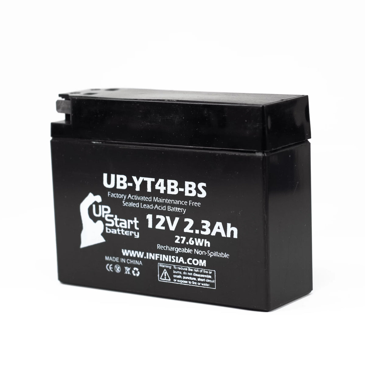 4- UpStart for 2004 SR400 400CC , , - 12V, 2.3Ah, UB-YT4B-BS