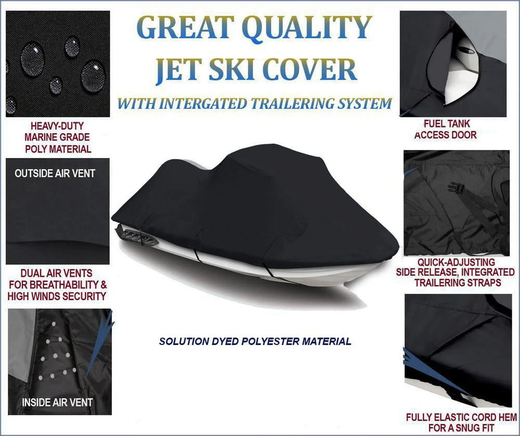 BLACK TOP OF THE LINE JET SKI for GP 1300R PWC 2003 2004 2005 2006 2007 2008 2