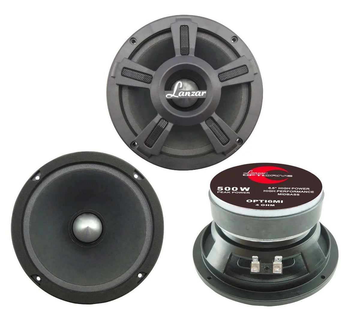 LANZAR OPTI6MI 6.5" 500W bass