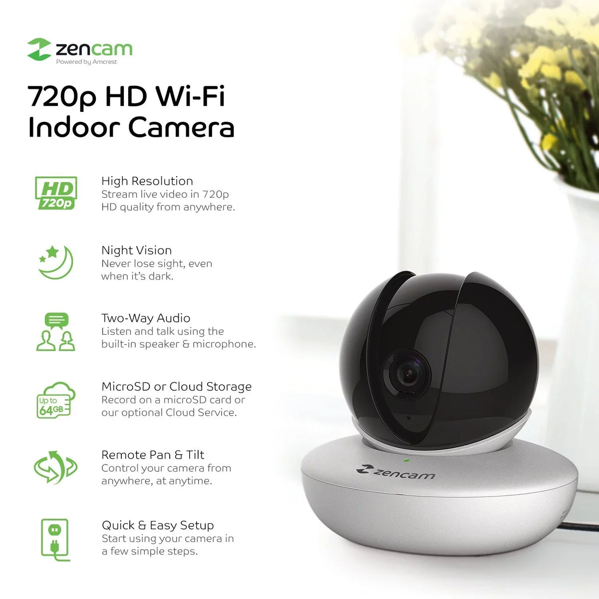 4- WiFi , IP , 720P with - for , , , (4PACK-M1W)