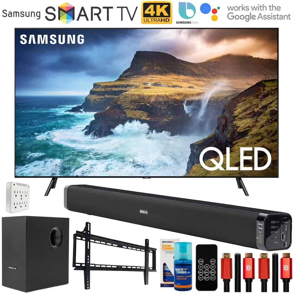 QN65Q70RAFXZA 65 inch Q70 QLED 4K UHD TV 2019 with 60W with , 2x HDMI , 6- , and