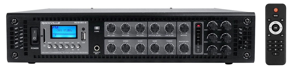 (6) JBL COL600-BK 24" 70V +