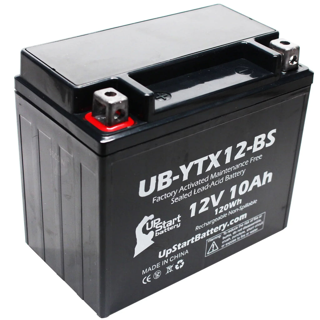 2- UpStart 2009 TRX250 TE, TM, FourTrax 250 CC , , ATV - 12V, 10Ah, UB-YTX12-BS