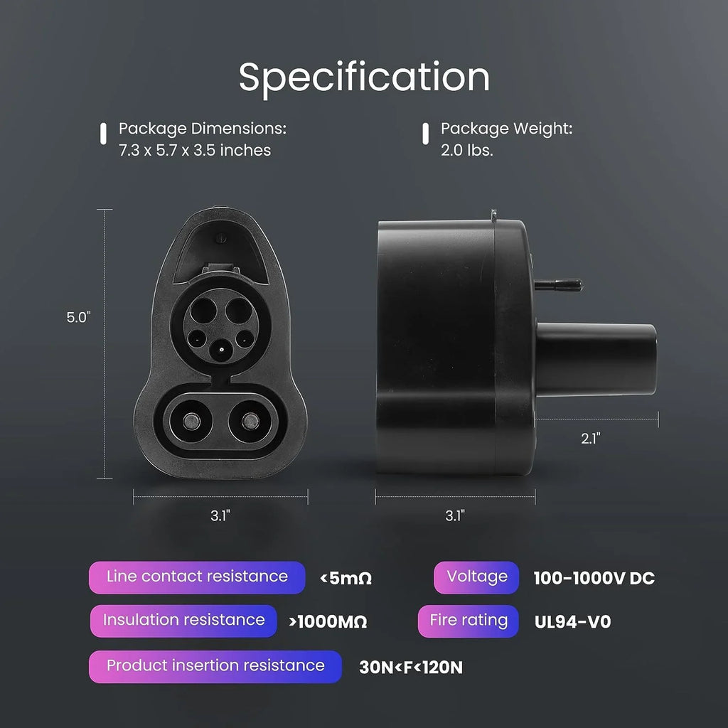 VIVOHOME CCS1 to for 3, , , , 250kW 250A DC with with 3