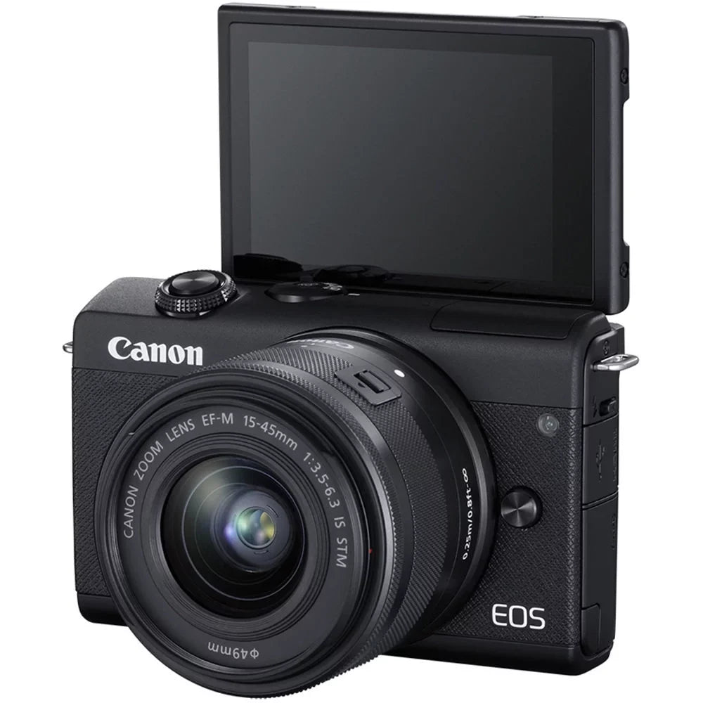 EOS M200 with 15-45mm and 55-200mm () (3699C009) + 64GB + + + + + +