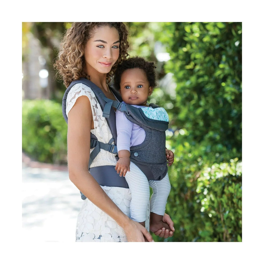 4-in-1 - , convertible, face-in and face-out front and back carry for newborns and older babies 8-32 lbs