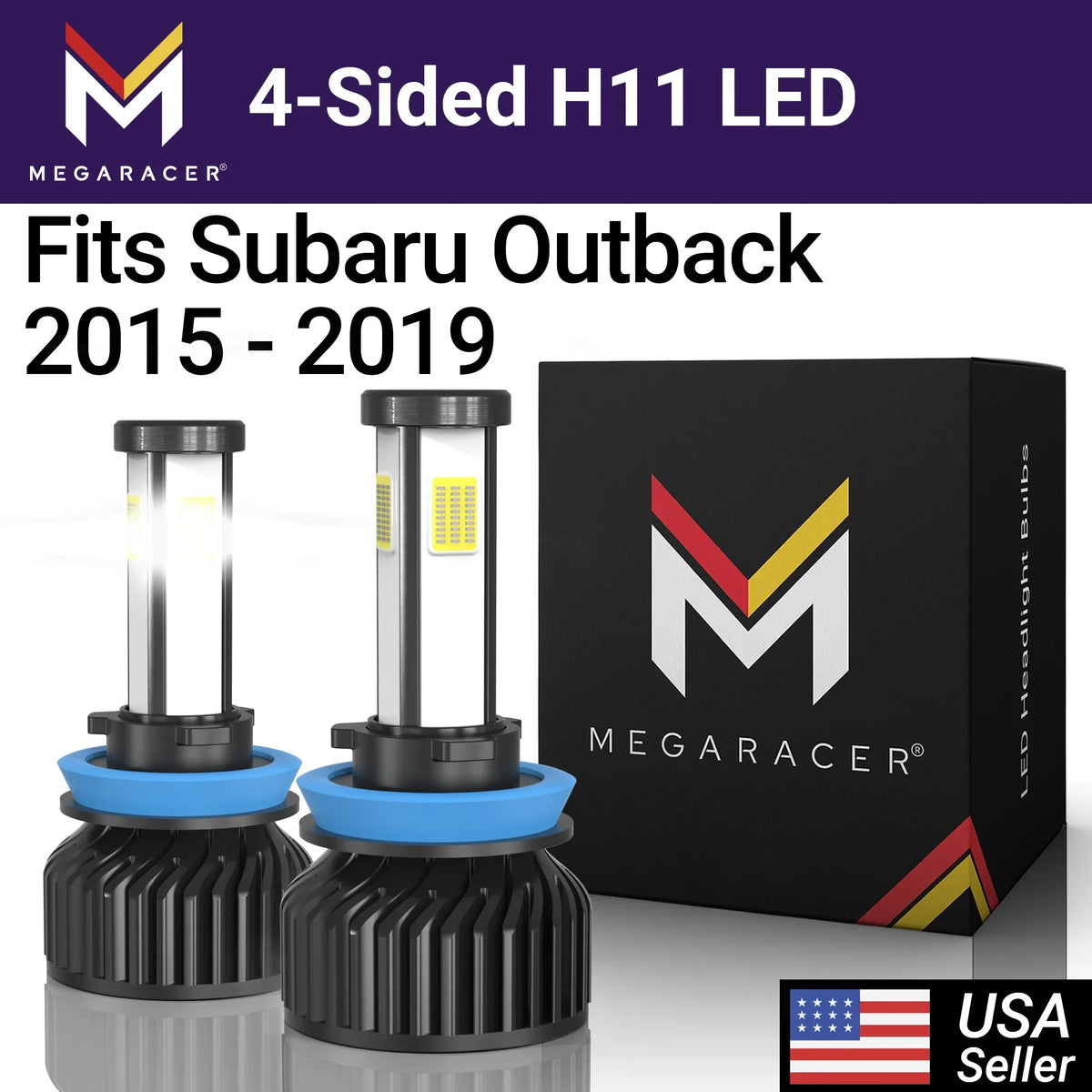 4 H11 H9 H8 LED 6000K 12V 60W 10000LM 2015 2016 2017 2018 2019 15 16 17 18 19 /