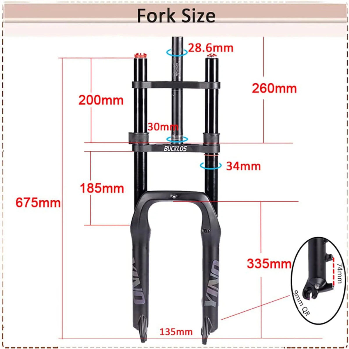 BUCKLOS 20*4.0 / 20inch 9*135mm