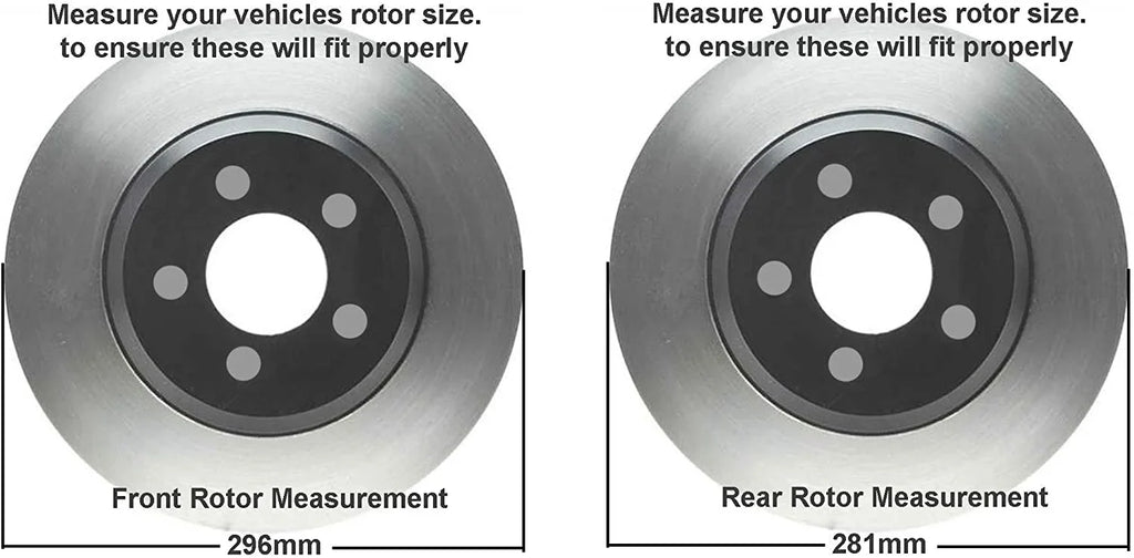 '- for 2006-2018 Rav4 11.65" & 11.06" and 2007 2008 2009 2010 2011 2012 2013 2014 2015 2016 2017