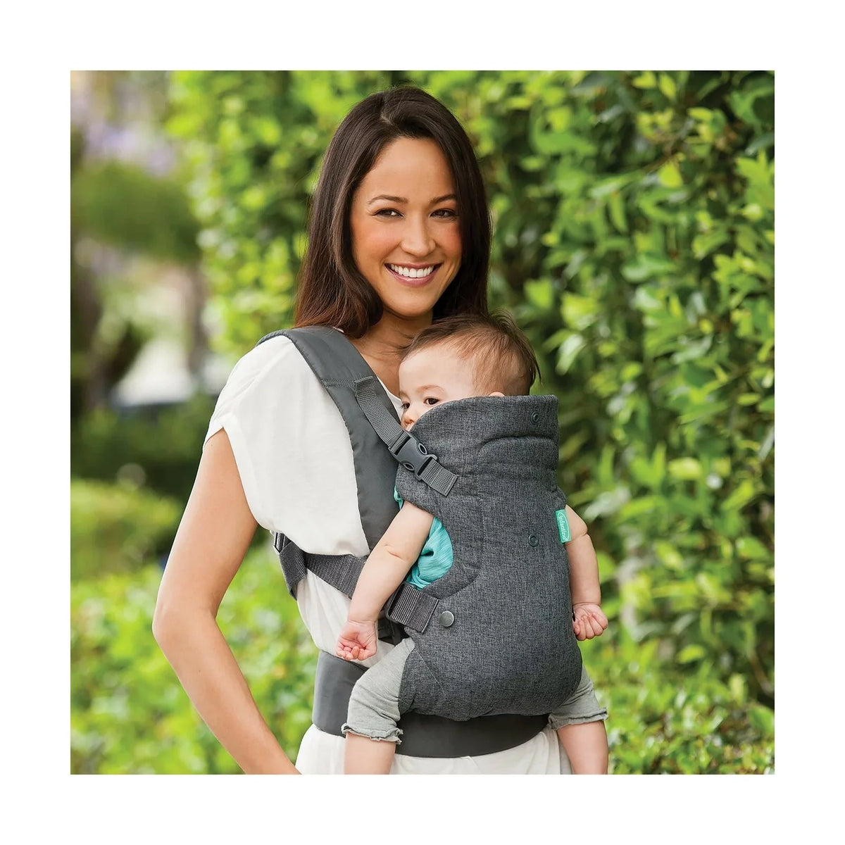 4-in-1 - , convertible, face-in and face-out front and back carry for newborns and older babies 8-32 lbs