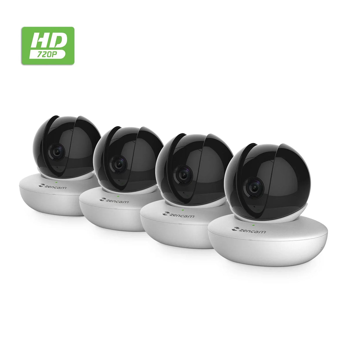 4- WiFi , IP , 720P with - for , , , (4PACK-M1W)