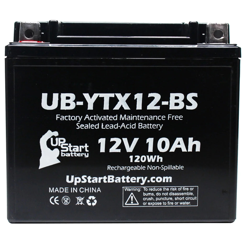 2- UpStart 2009 TRX250 TE, TM, FourTrax 250 CC , , ATV - 12V, 10Ah, UB-YTX12-BS