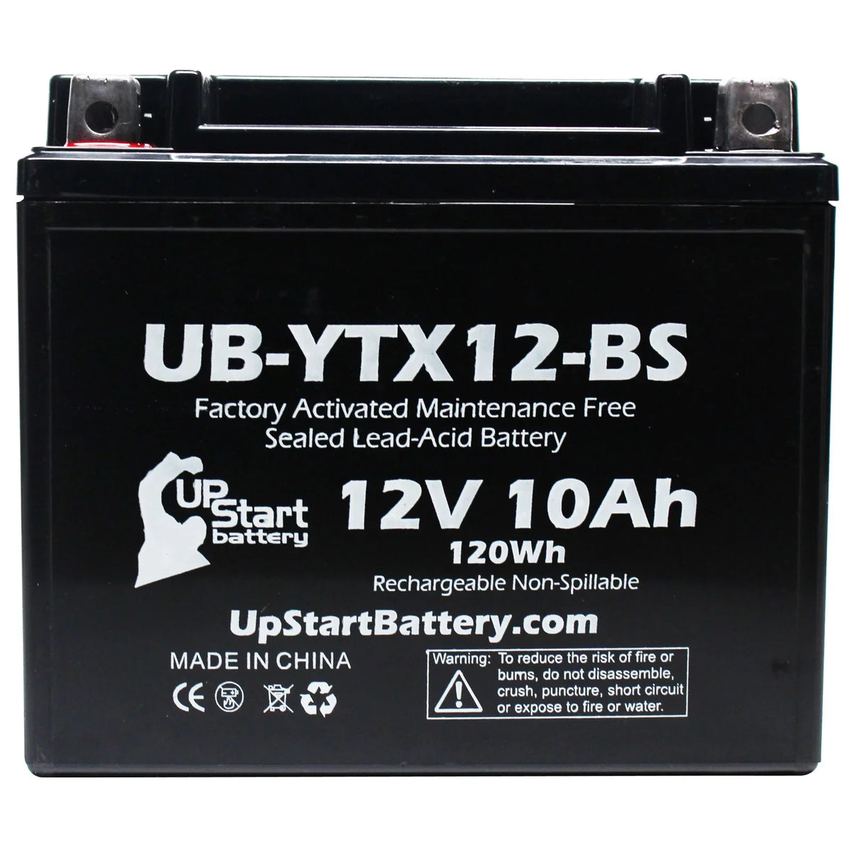2- UpStart 2009 TRX250 TE, TM, FourTrax 250 CC , , ATV - 12V, 10Ah, UB-YTX12-BS
