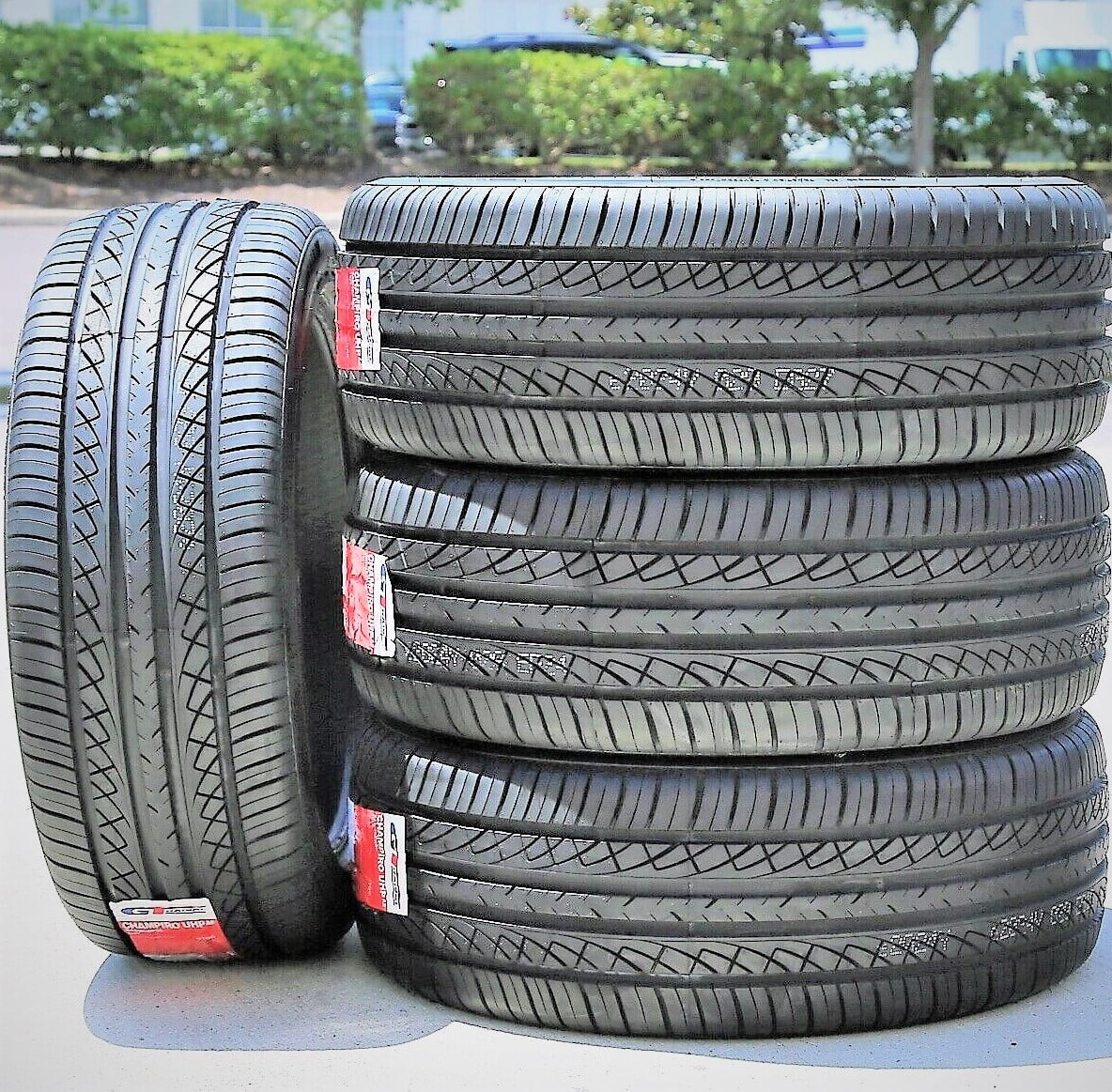 of 4 (FOUR) GT UHP / 255/40R19 ZR 100Y XL AS : 2014 GT, 2015-23 EcoBoost