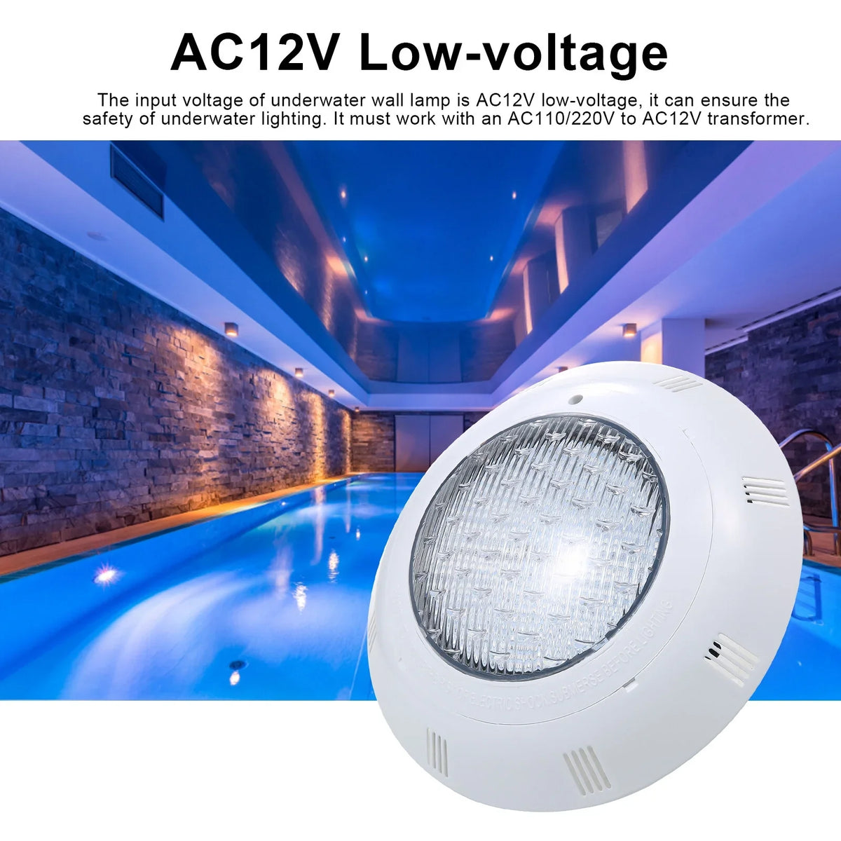 AC12V 45W LED RGB 7 IP68 with