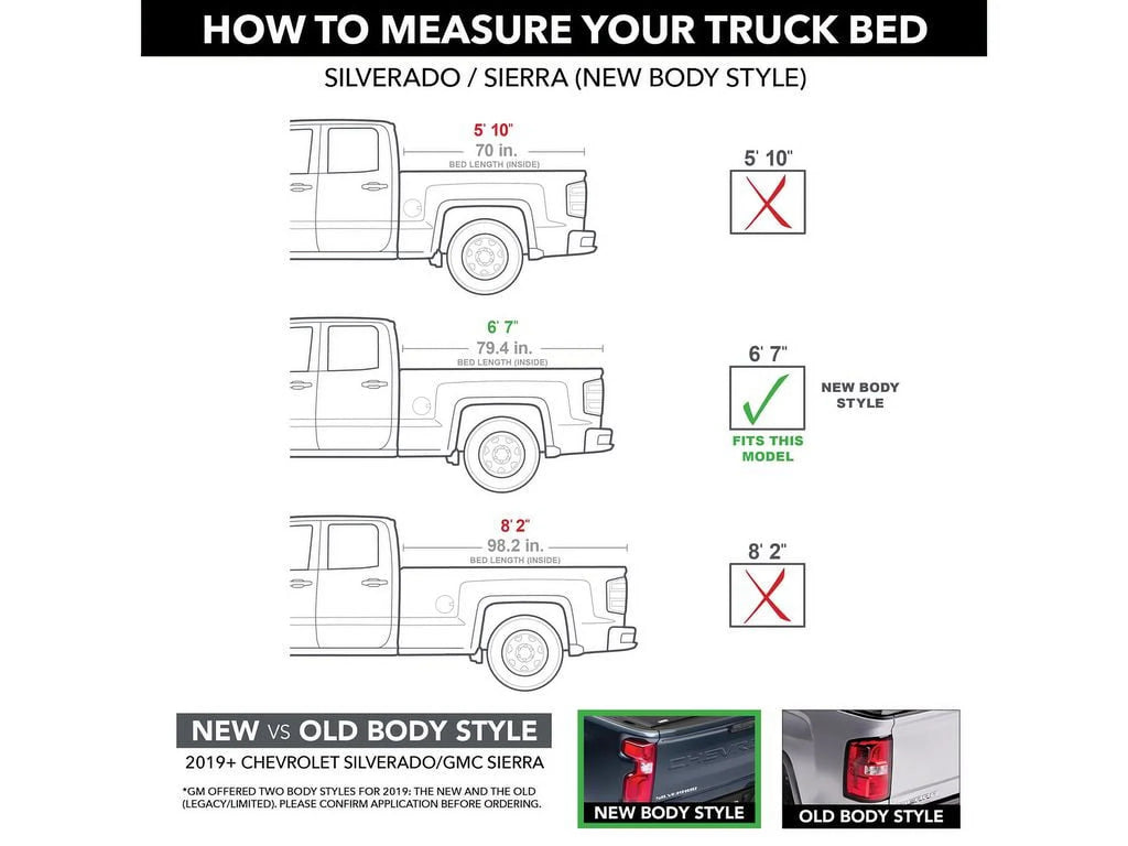 by RealTruck 2.0 | 92475 | with 2015 - 2020 -150 5' 7" (67.1")
