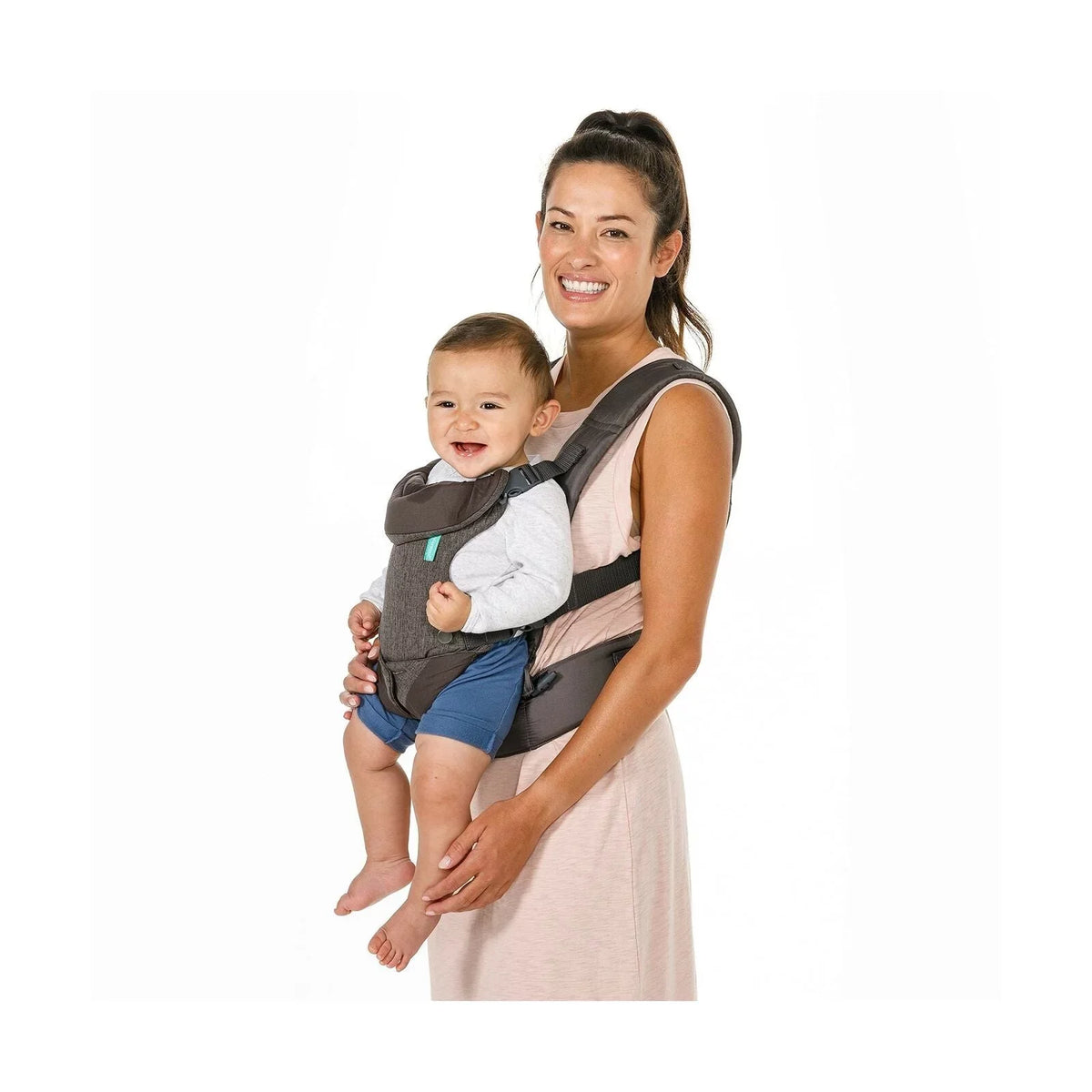 4-in-1 - , convertible, face-in and face-out front and back carry for newborns and older babies 8-32 lbs