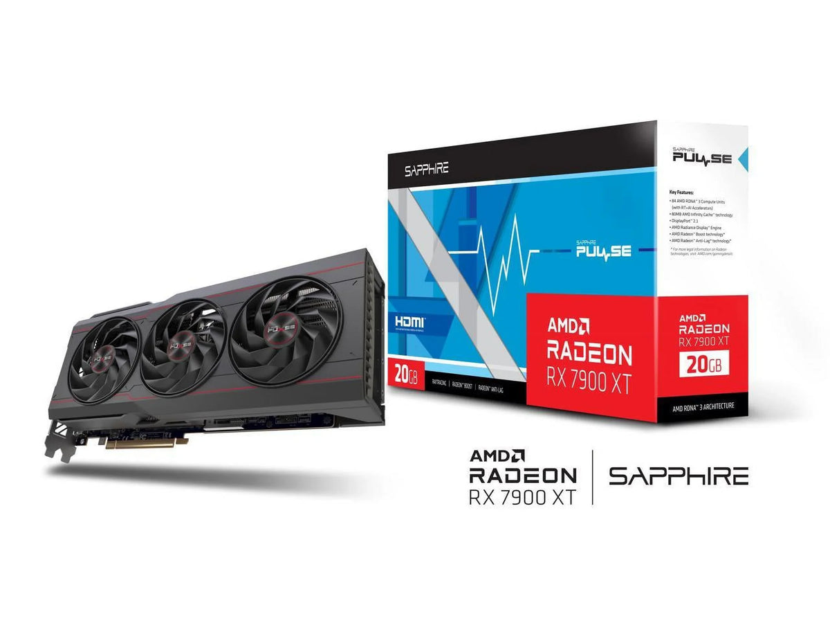 SAPPHIRE PULSE RX 7900 XT 20GB GDDR6 PCI 4.0 x16 ATX 11323-02-20G