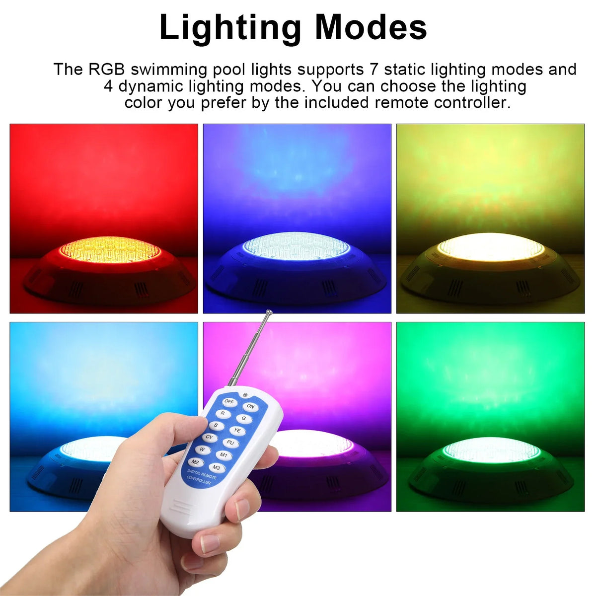 AC12V 45W LED RGB 7 IP68 with