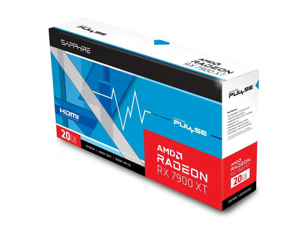 SAPPHIRE PULSE RX 7900 XT 20GB GDDR6 PCI 4.0 x16 ATX 11323-02-20G