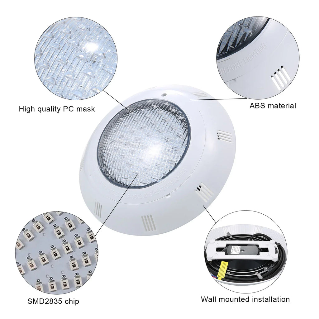 AC12V 45W LED RGB 7 IP68 with