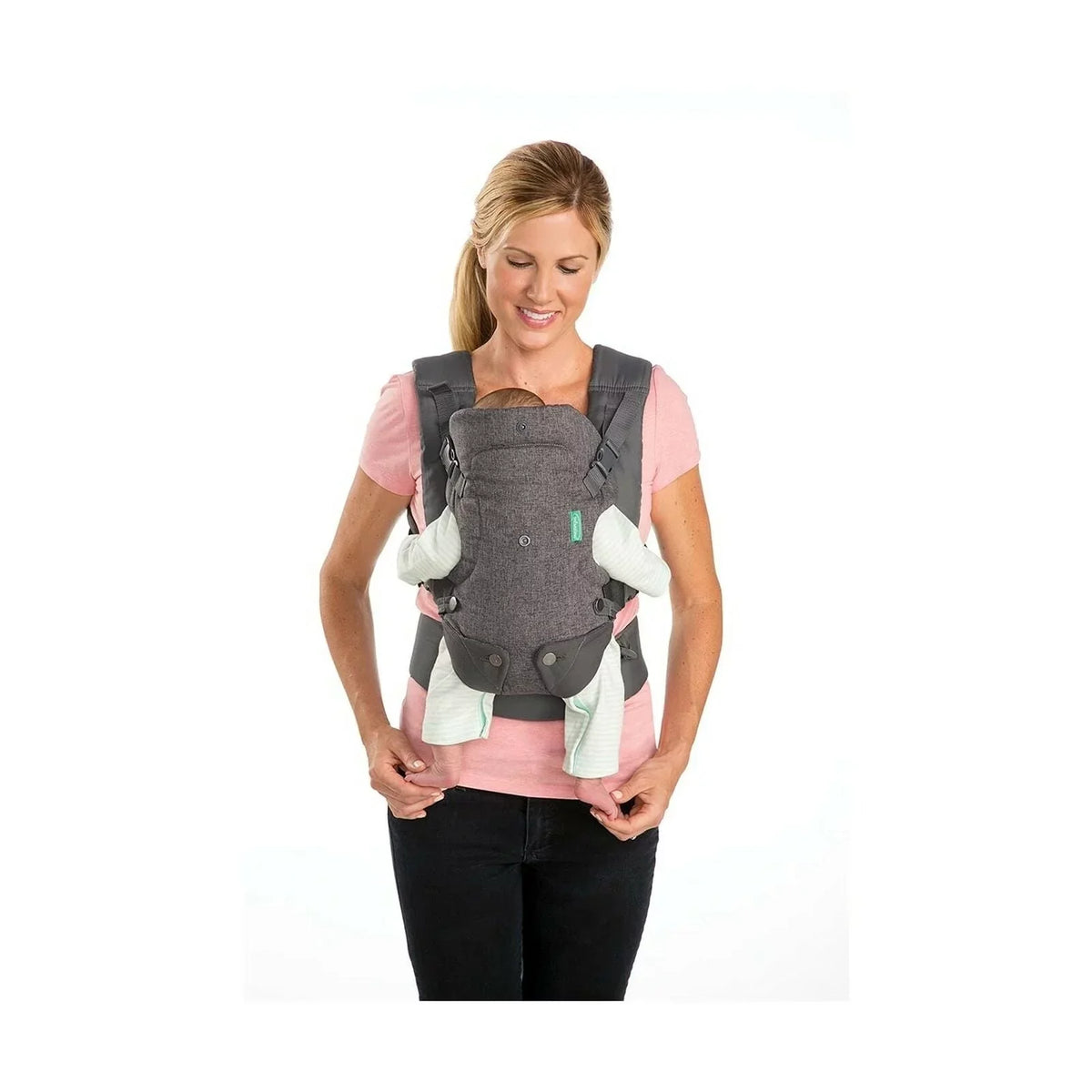 4-in-1 - , convertible, face-in and face-out front and back carry for newborns and older babies 8-32 lbs