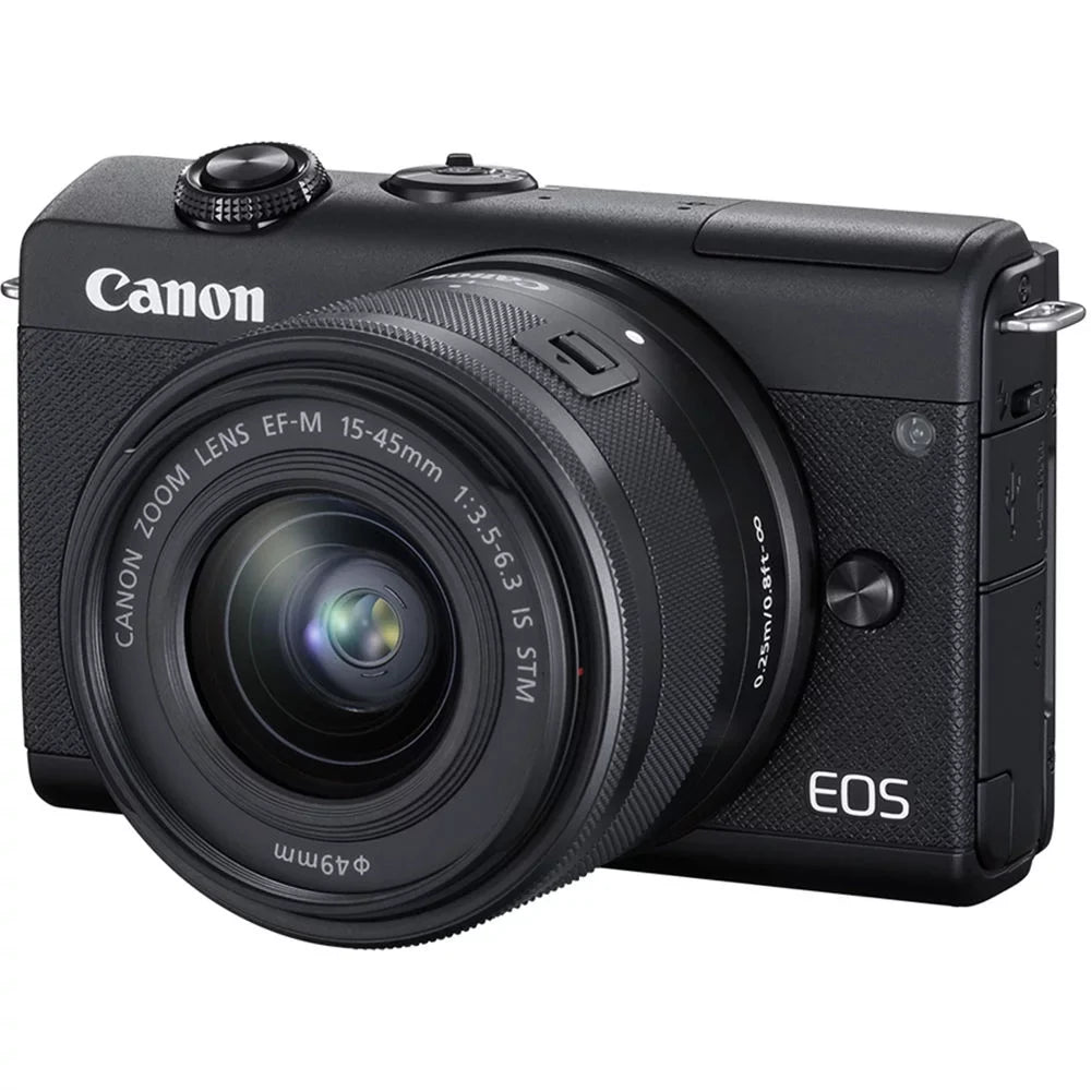 EOS M200 with 15-45mm and 55-200mm () (3699C009) + 64GB + + + + + +