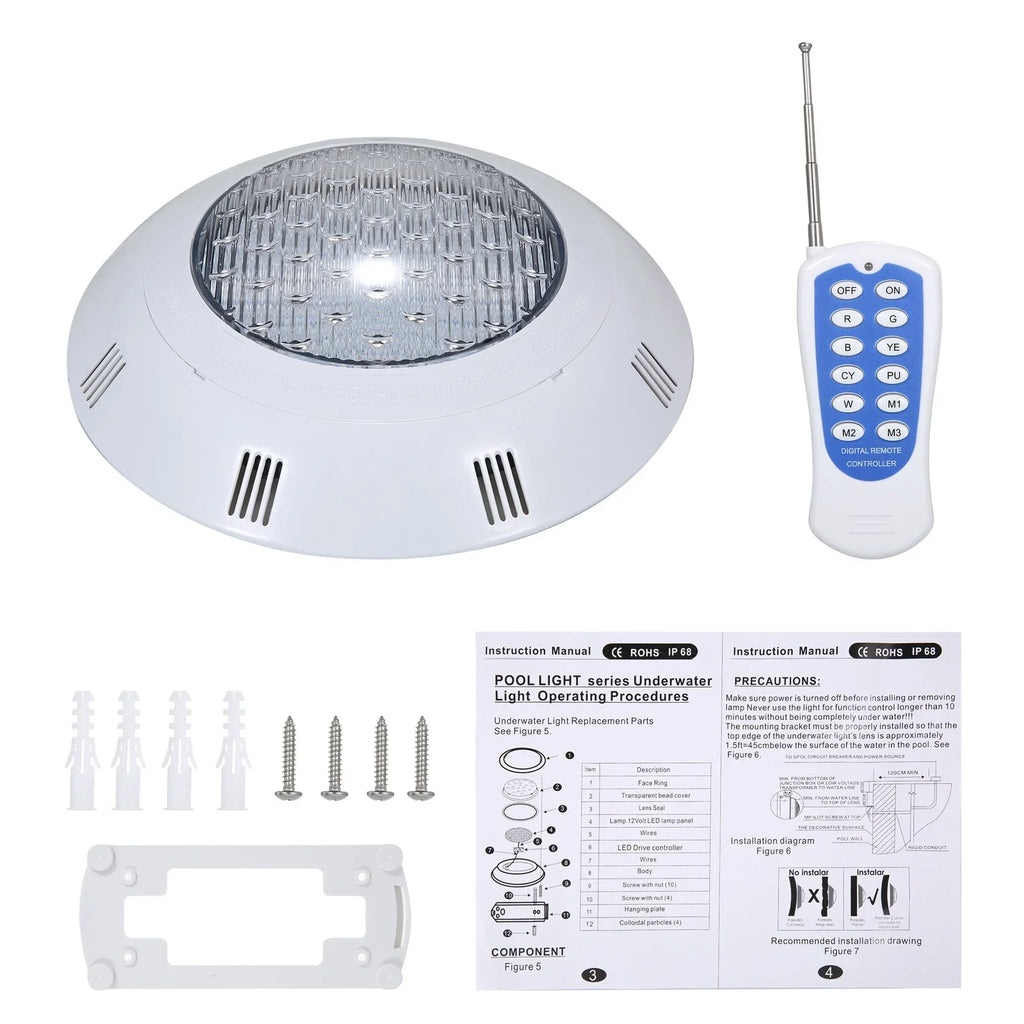 AC12V 45W LED RGB 7 IP68 with